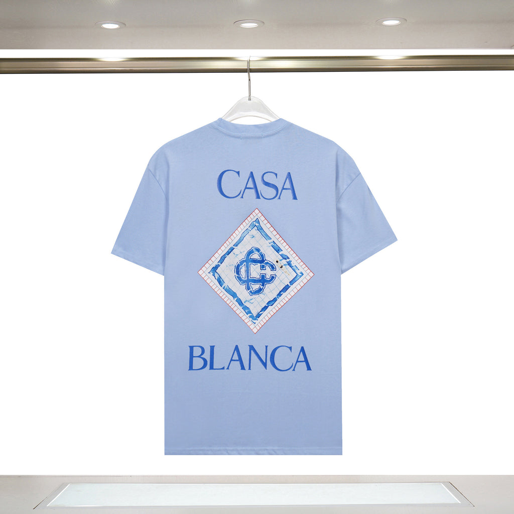 Casablanca Art Print Loose Unisex Short Sleeve Graphic T-Shirt