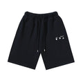 Off White Hand Letter Graphic Casual Shorts Unisex