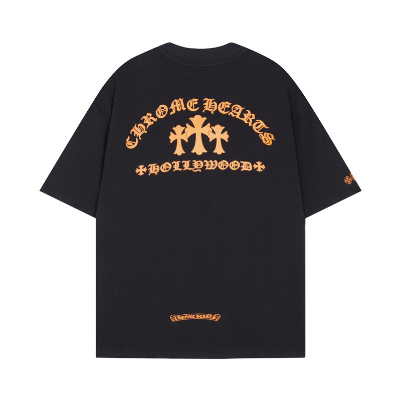 Chrome Hearts Cross Heavyweight Oversized T-Shirt Streetwear Unisex