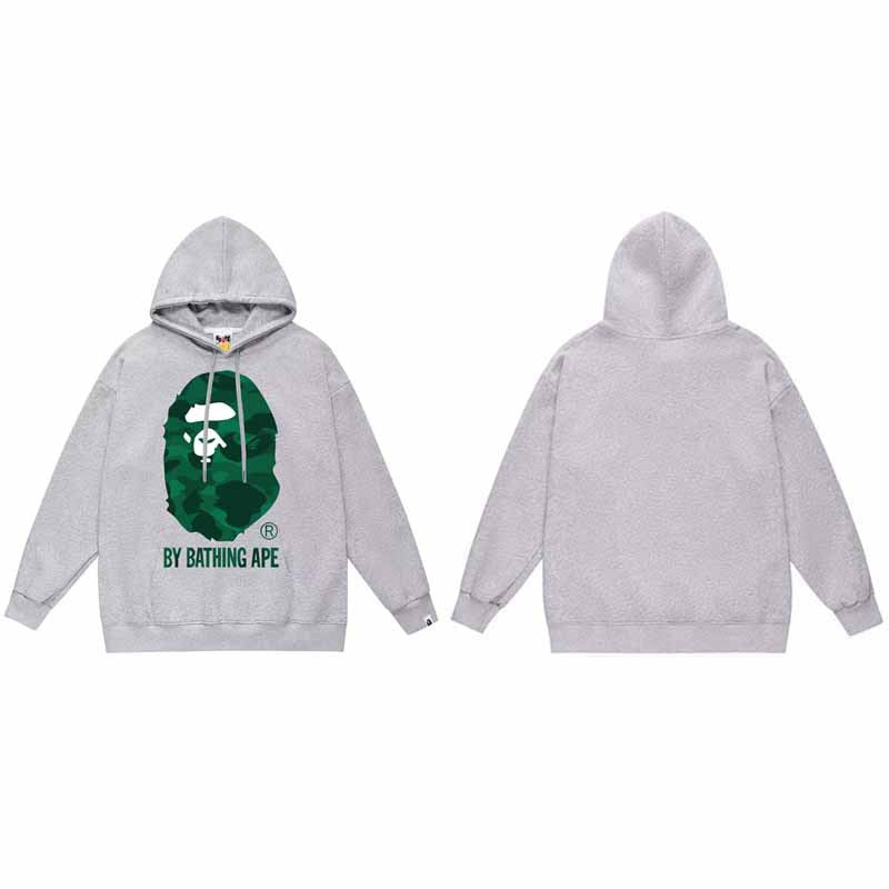 BAPE Hoodie Baby Milo Ape Head Multi Graphic Street Fleece Pullover