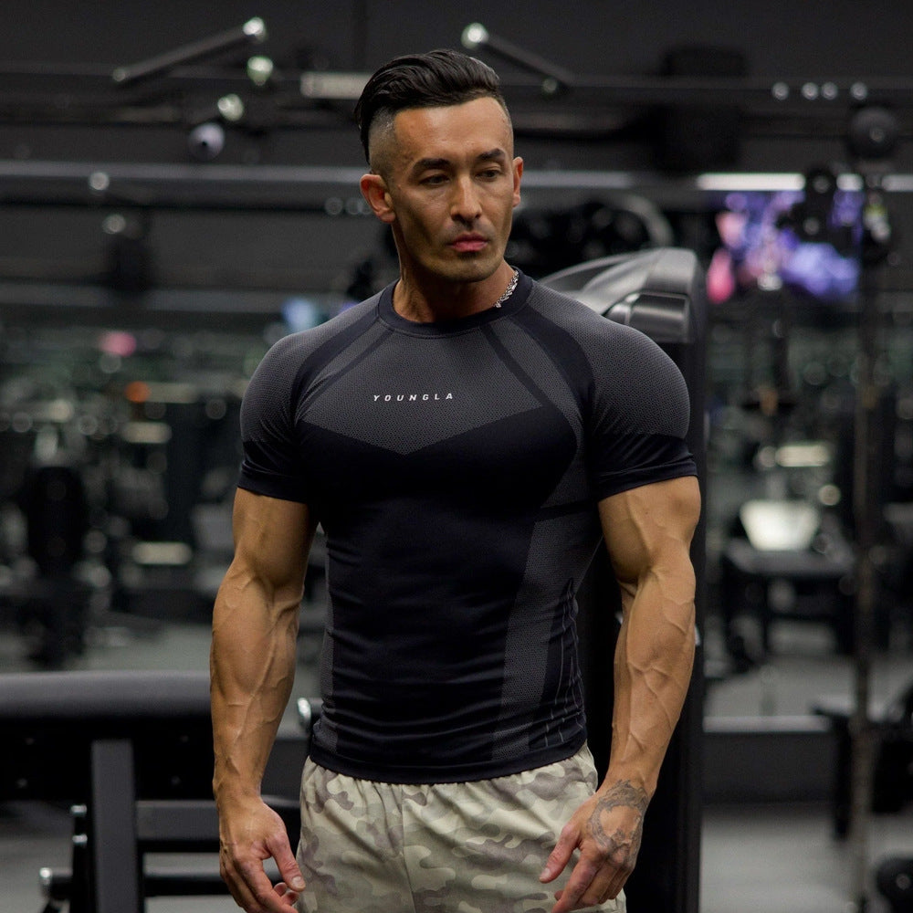 YOUNGLA 4294 Apex Compression Tees