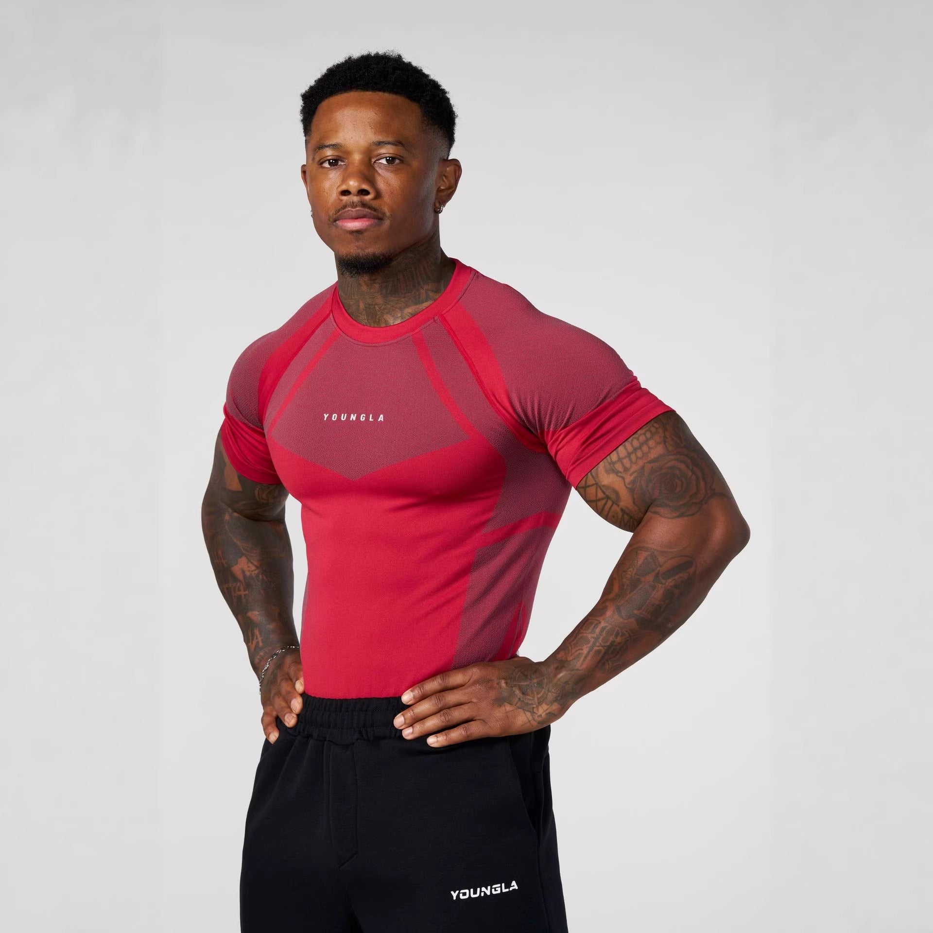 YOUNGLA 4294 Apex Compression Tees