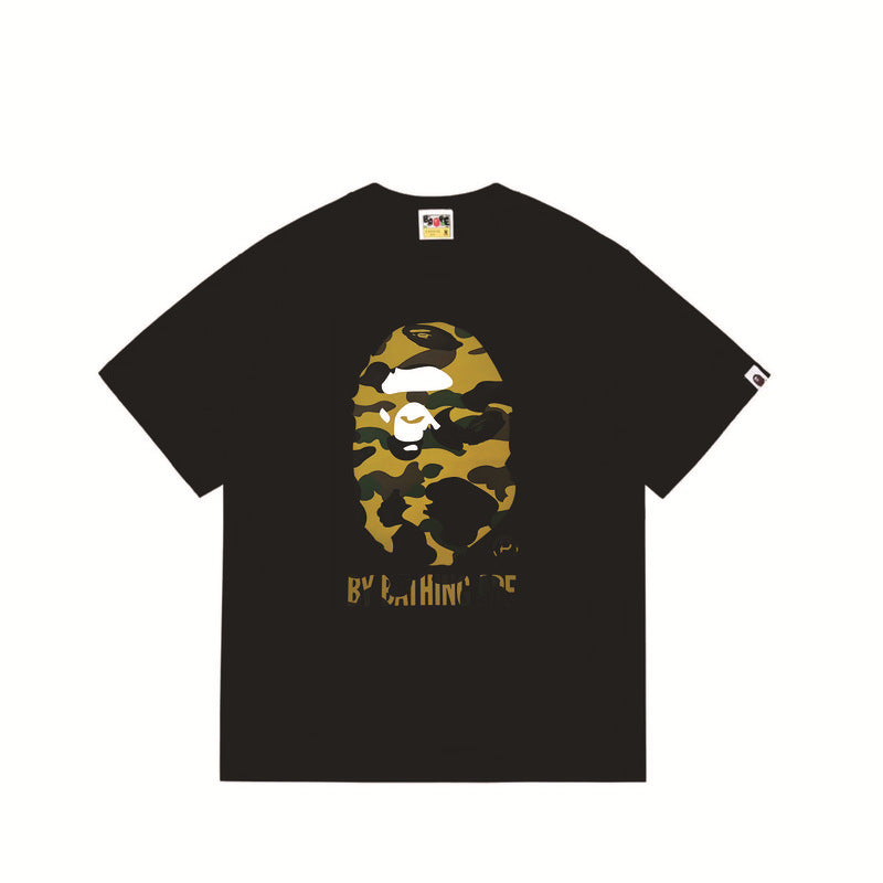 Bape Sakura Floral Graphic Oversized Tee Streetwear Unisex
