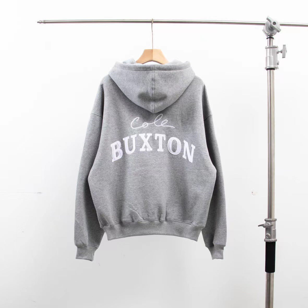 Cole Buxton Logo Hoodie Men Oversized Casual Streetwear Pullover