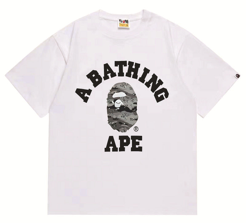 Bape Sakura Floral Graphic Oversized Tee Streetwear Unisex