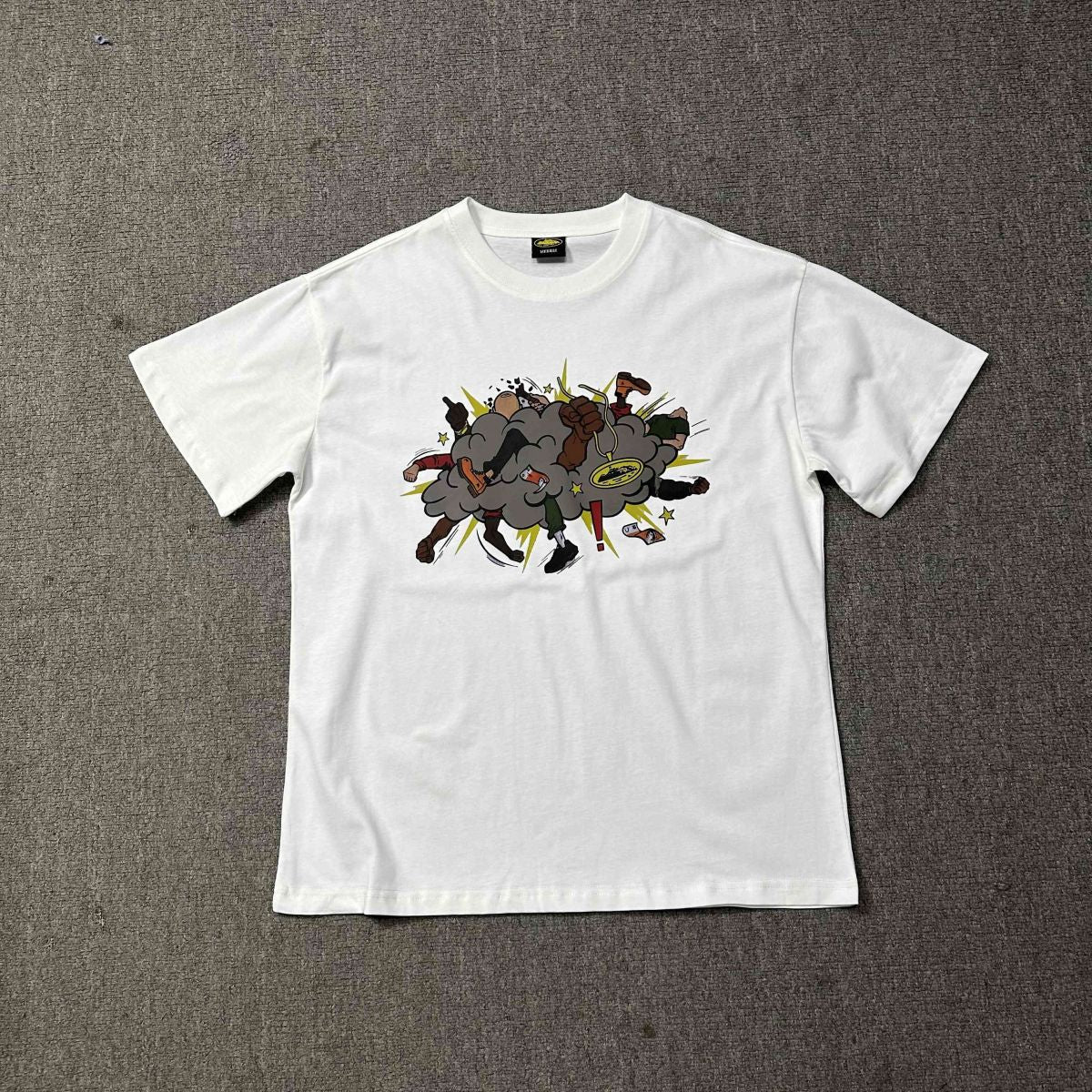 Corteiz Multi‑Logo Graphic Oversized Tee Streetwear Unisex