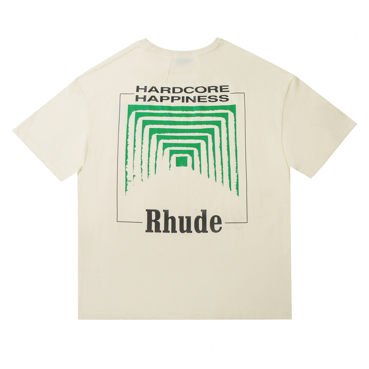 Rhude Graphic Tees Vintage High Street Loose Couple Crew Neck T-Shirt
