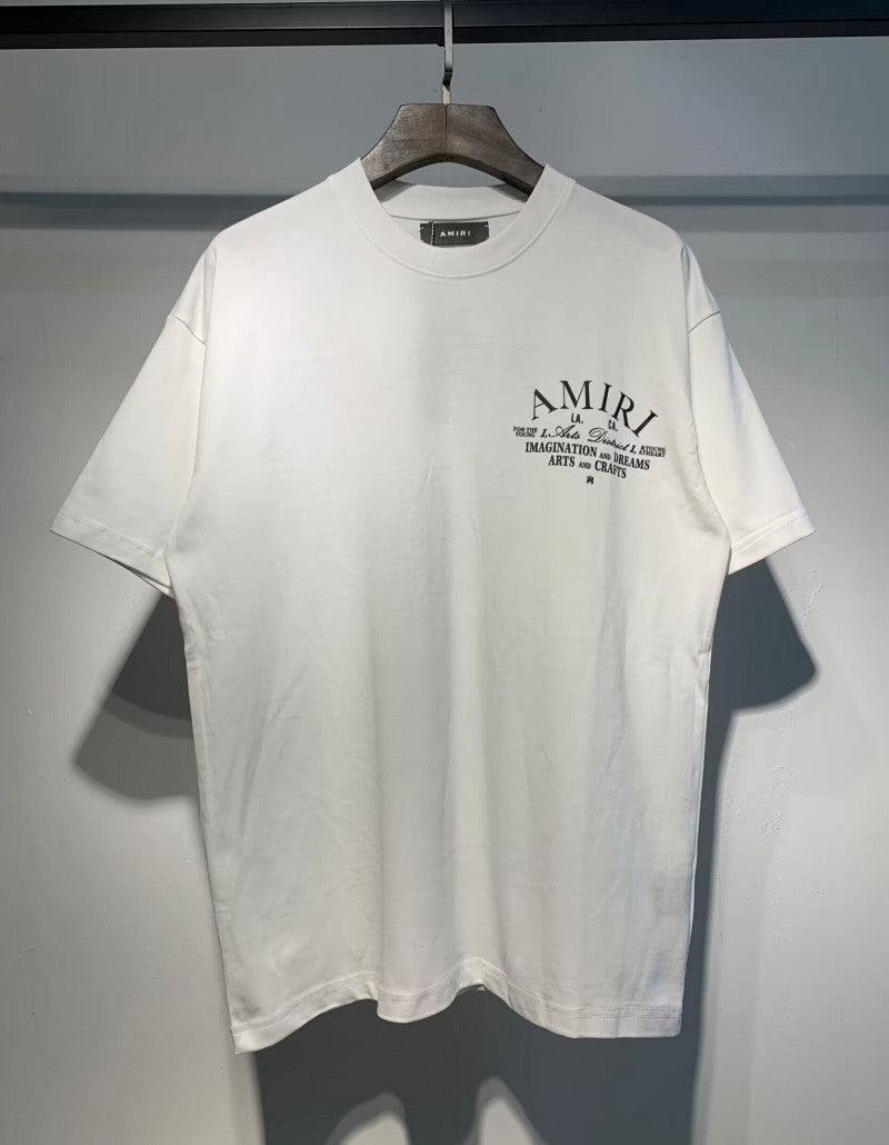 Amiri Multi‑Print Peace Dove Graffiti Oversized Tee Streetwear