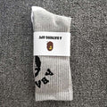 BAPE Ape Head Crew Socks Multi Graphic Prints