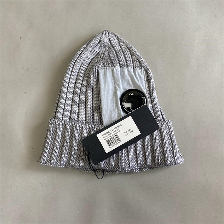 C.P Extrafine Merino Wool Goggle Balaclava, Goggle & Lens Side Beanie