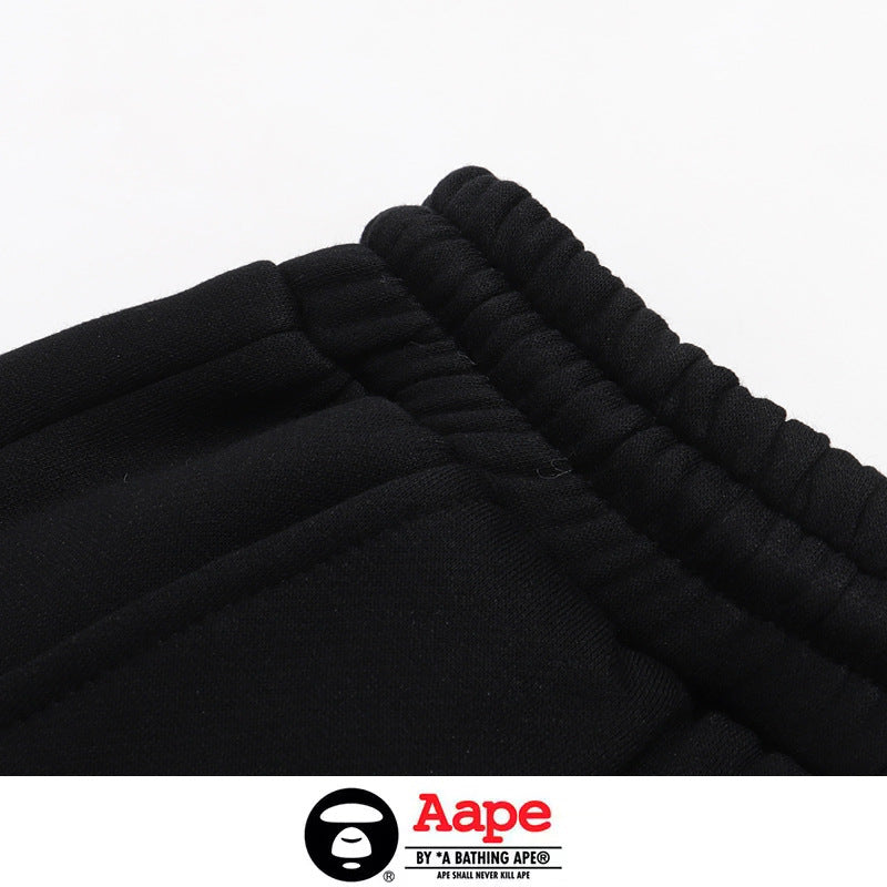 BAPE Aape Ape Big Logo Print Cuffed Jogger Sweatpants Unisex