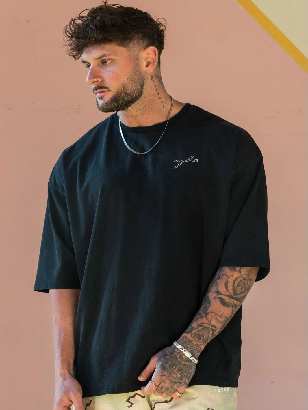 YOUNGLA 464 Skyline Super Sized Tees