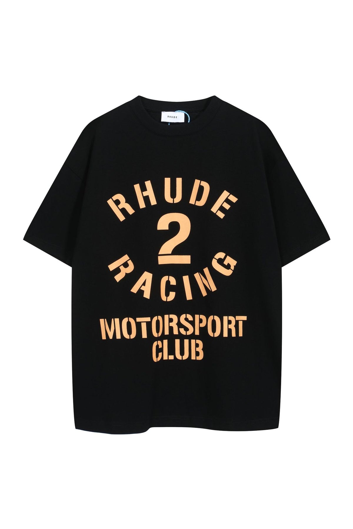 Rhude Vintage Sunset Coconut Tree Graphic Oversized Tee Streetwear