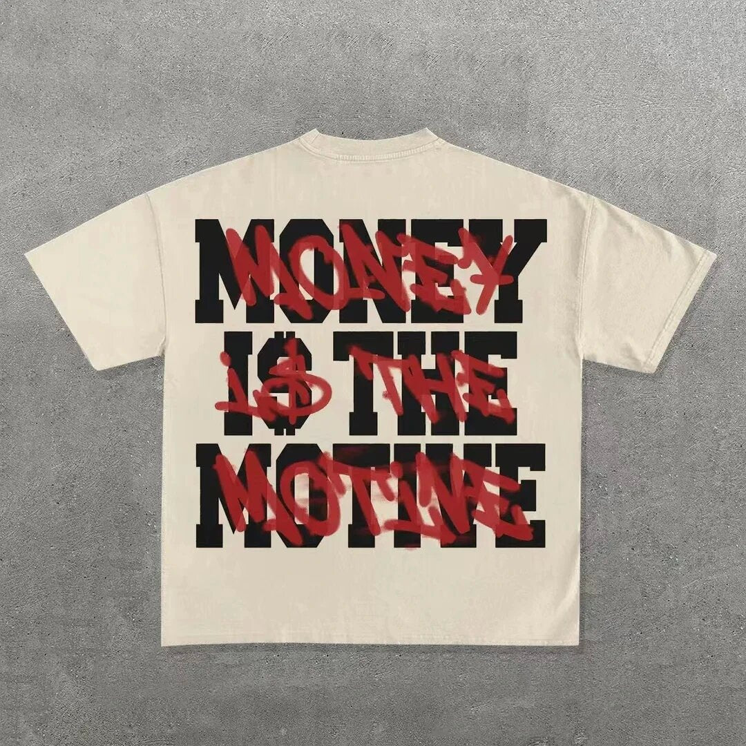Y2K Punk Gothic Skimaske Grafik Unisex Oversized Streetwear T-Shirt