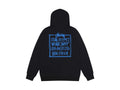 Stussy Zip Up Hoodie Multi Graphic Letter Print Streetwear Jacket