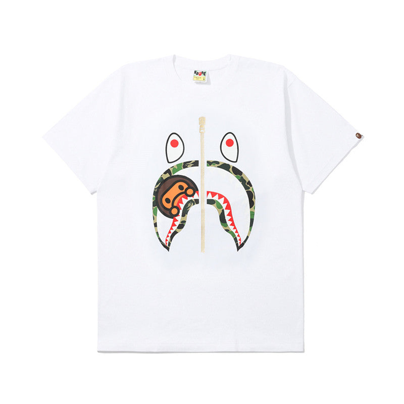 Bape Baby Milo Multi‑Print Graphic Oversized Tee Streetwear Unisex