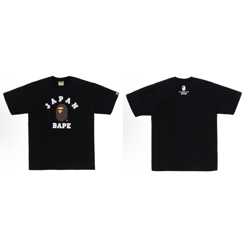 BAPE Ape Head Shark Print Loose Casual Unisex Short Sleeve T-Shirt
