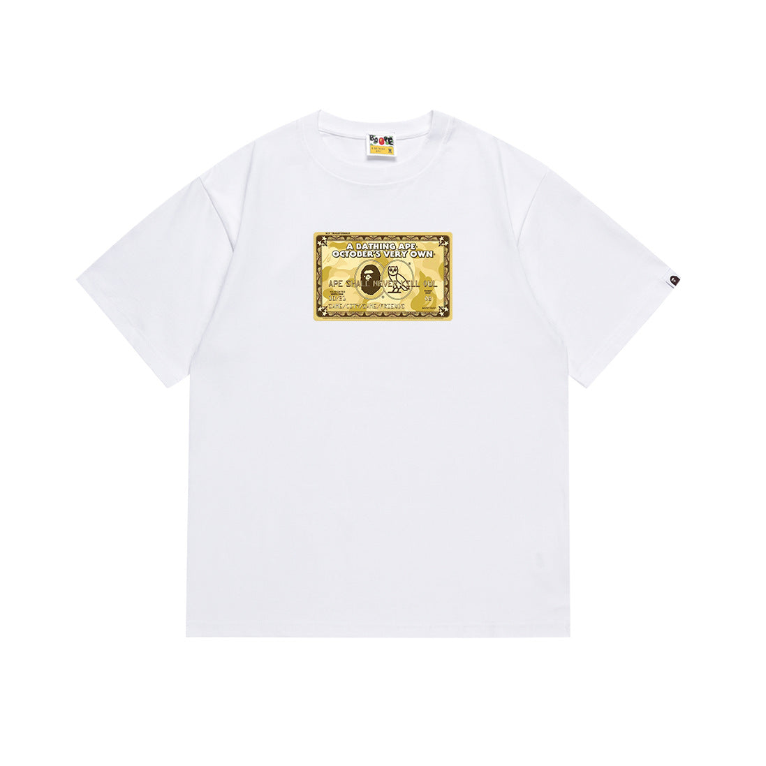 BAPE Ape Head Graphic Print Short Sleeve Tee Streetwear Unisex