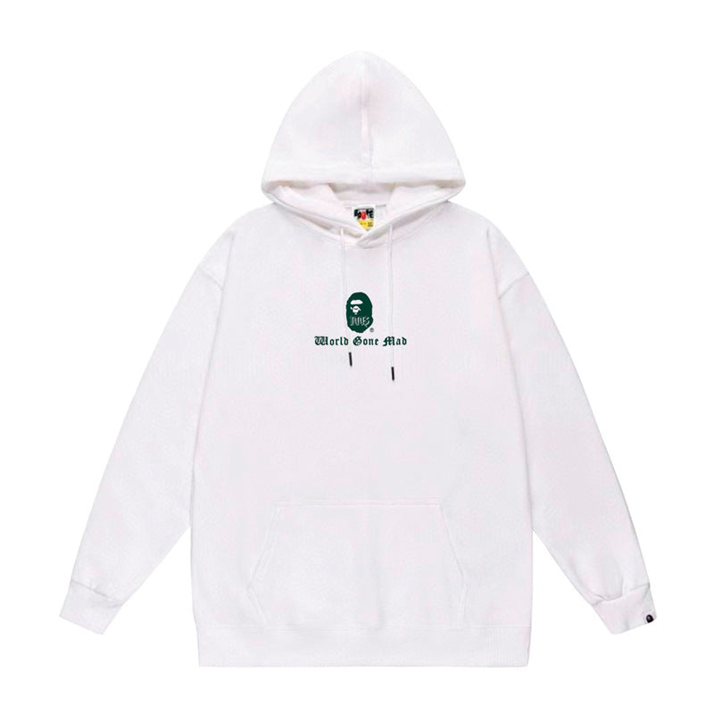 BAPE Ape Head Graphic Hoodie Camo Print Loose Cotton Pullover