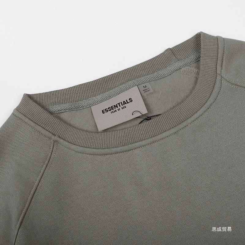 Fear of God ESSENTIALS Small Logo Crewneck Sweatshirt Chest & Sleeve