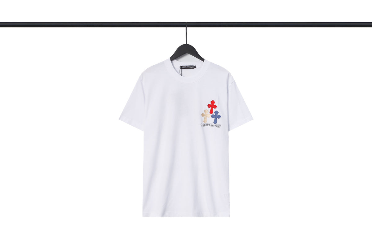 Chrome Hearts Sanskrit Cross Horseshoe Graphic Tee Multi‑Style