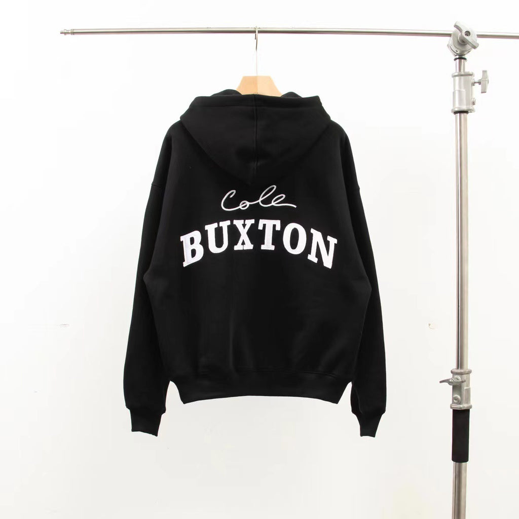 Cole Buxton Logo Hoodie Men Oversized Casual Streetwear Pullover