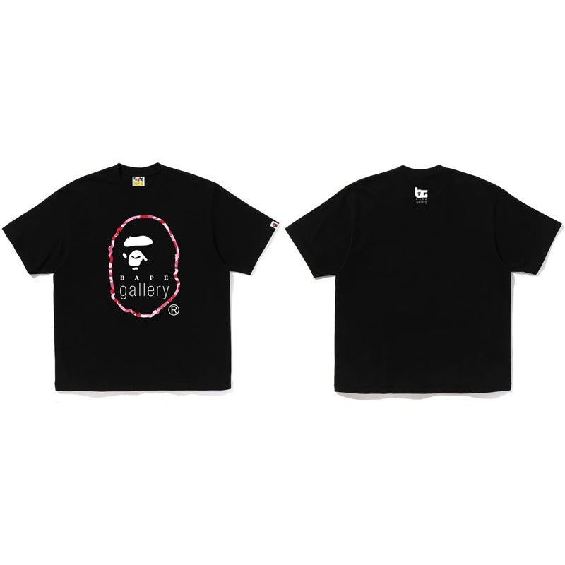 BAPE Ape Head & Shark Graphic Tee Loose Unisex Streetwear T-Shirt
