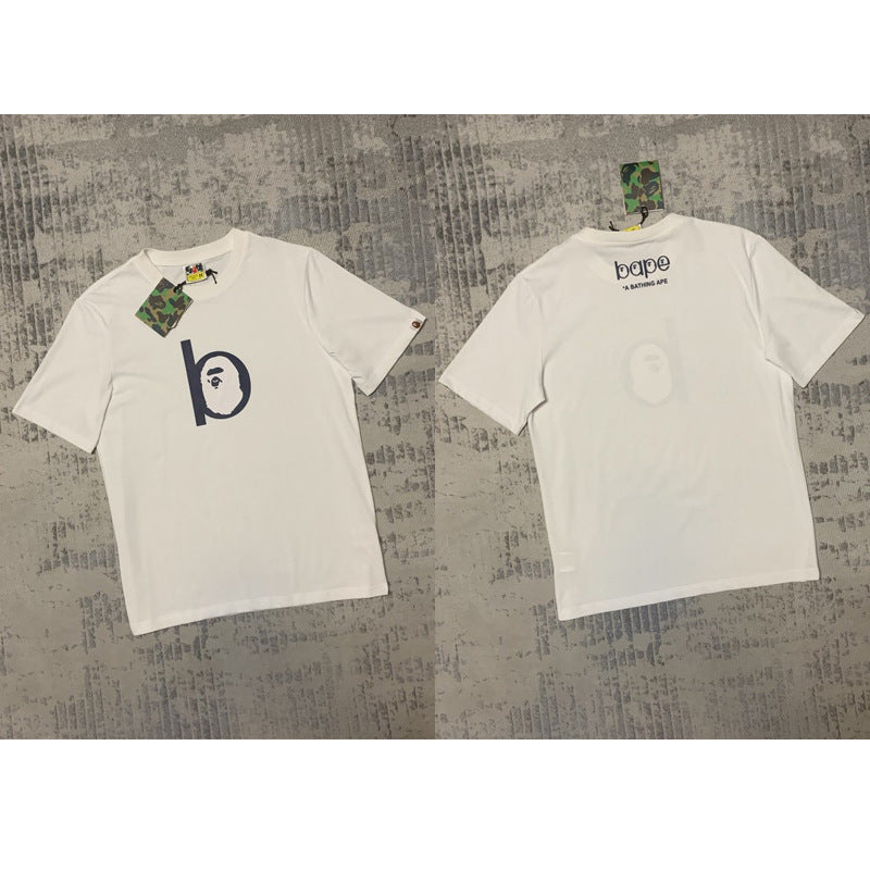 Bape Ape Head Shark Multi‑Print Oversized Tee Streetwear Unisex