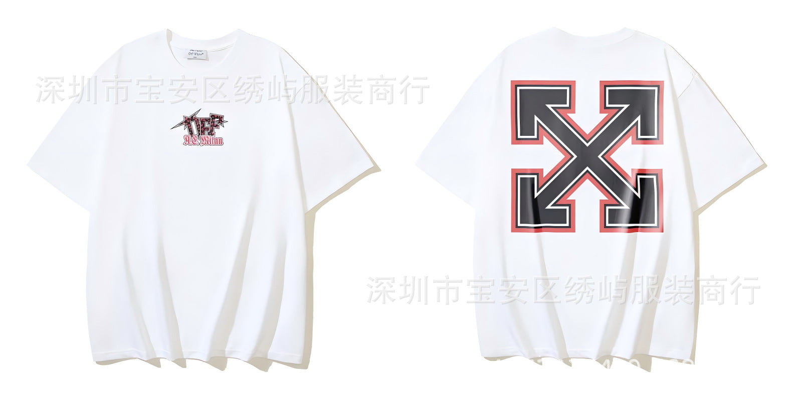 Figure Arrow Graphic Print Streetwear Crew Neck Short Sleeve T Shirt