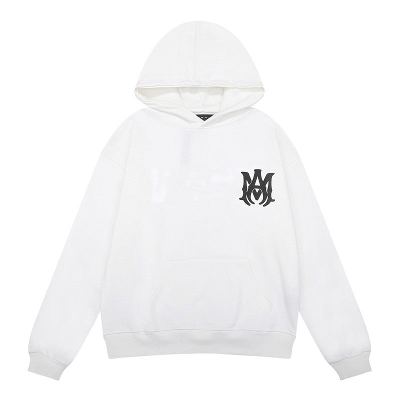 Amiri Letter Graphic Print Hoodie Streetwear Unisex