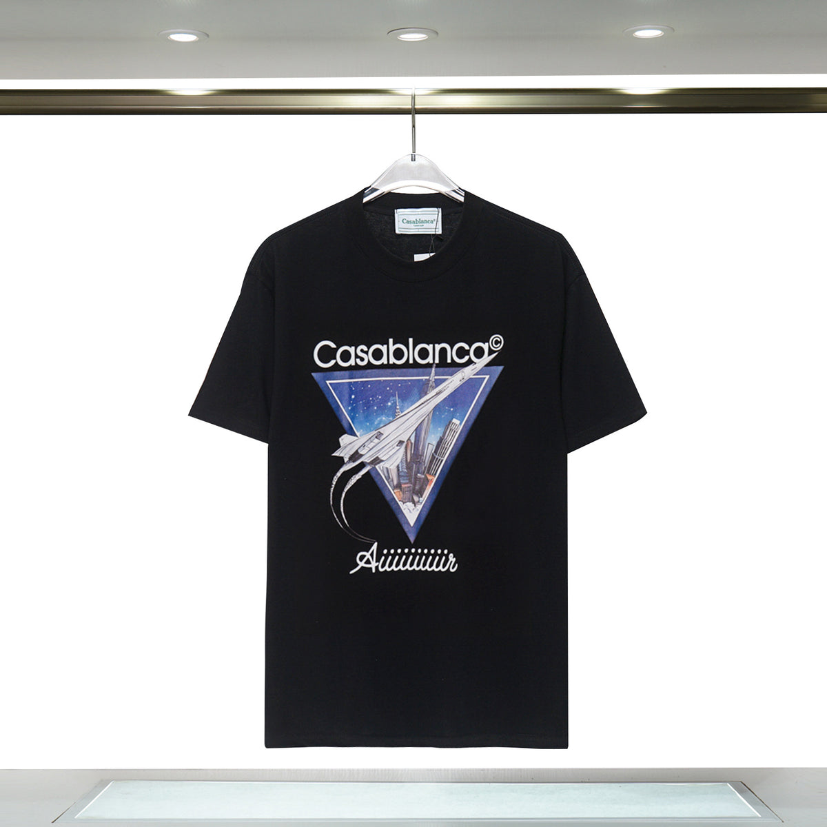 Casablanca Art Print Loose Unisex Short Sleeve Graphic T-Shirt