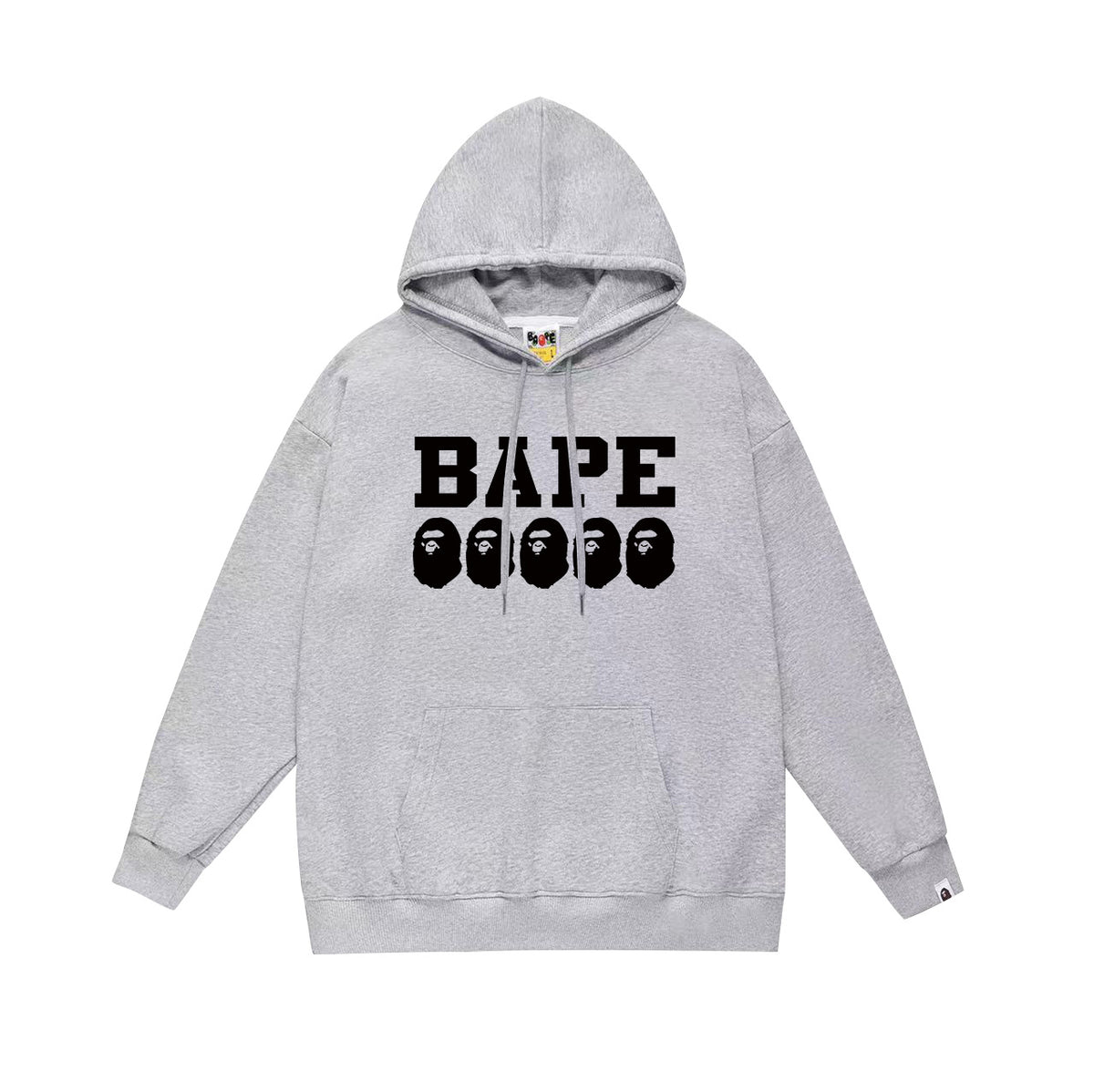 Bape Camo Ape Head Graphic Vintage Washed Oversized Hoodie Streetwear