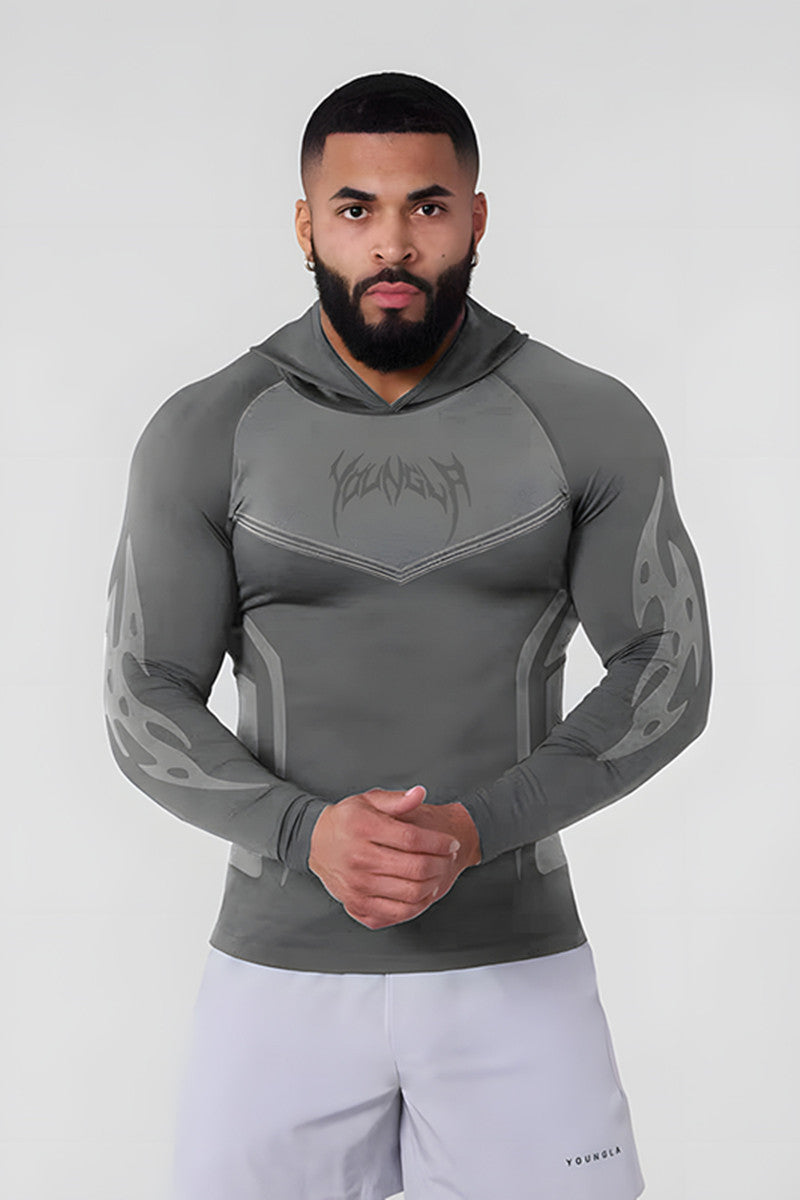 YOUNGLA 8062 Warrior Compression Hoodies