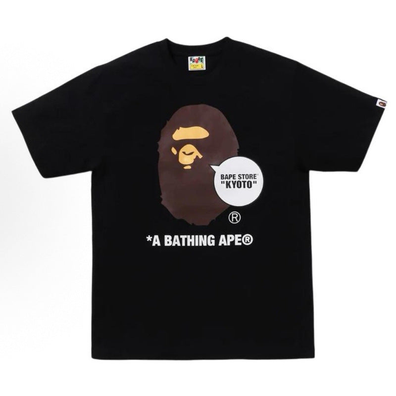Bape Ape Head Graphic Short Sleeve Tee Streetwear Unisex