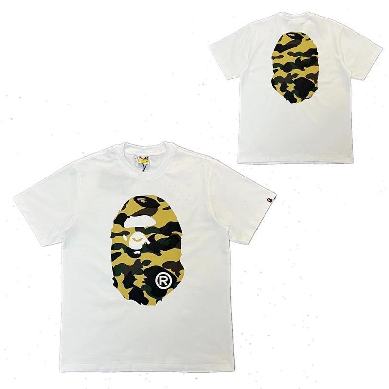 Bape Camo Ape Head Print Graphic Short Sleeve Tee Streetwear Unisex