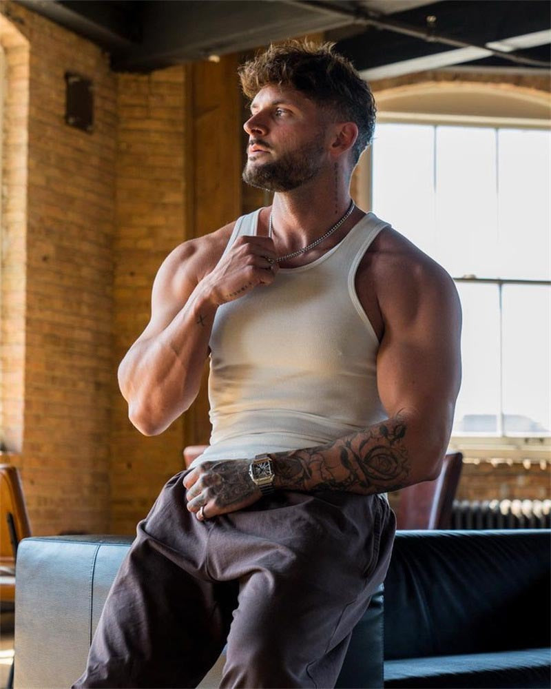 YOUNGLA 340 Wife Lovers Ribbed vest
