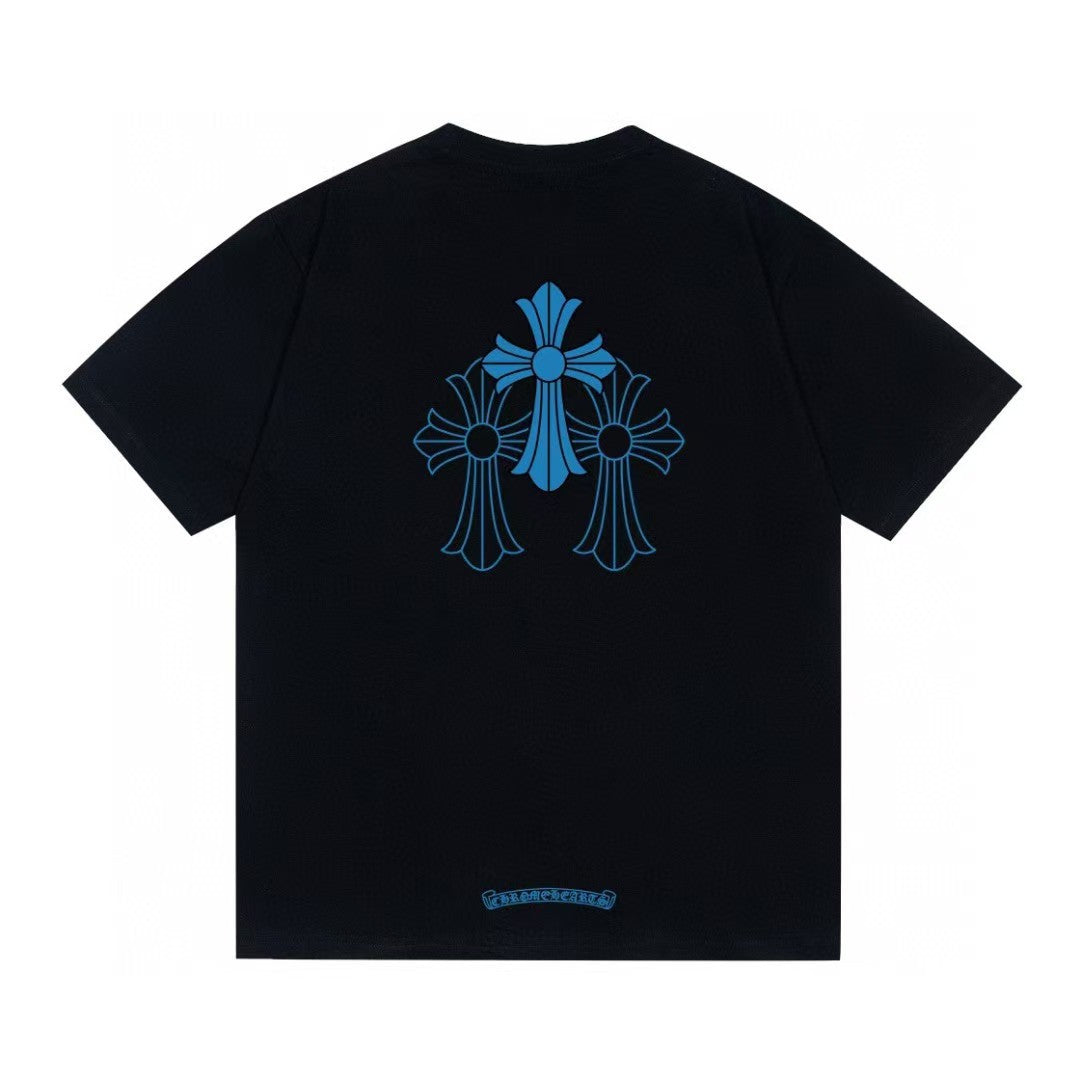 Chrome Hearts Cross Heavyweight Oversized T-Shirt Streetwear Unisex