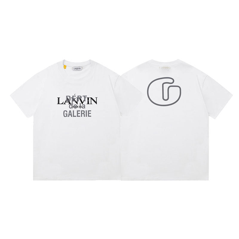 Gallery Dept Vintage Washed Graphic Short Sleeve Tee Streetwear Unisex