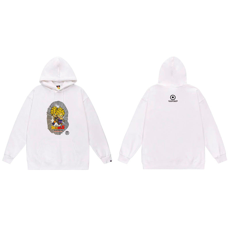 BAPE Ape Head Graphic Hoodie Camo Print Loose Cotton Pullover