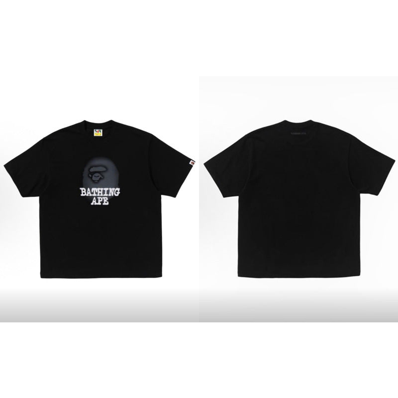 BAPE Ape Head Cartoon Print Loose Unisex Short Sleeve T-Shirt