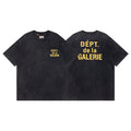 Gallery Dept Vintage Washed Graphic Short Sleeve Tee Streetwear Unisex