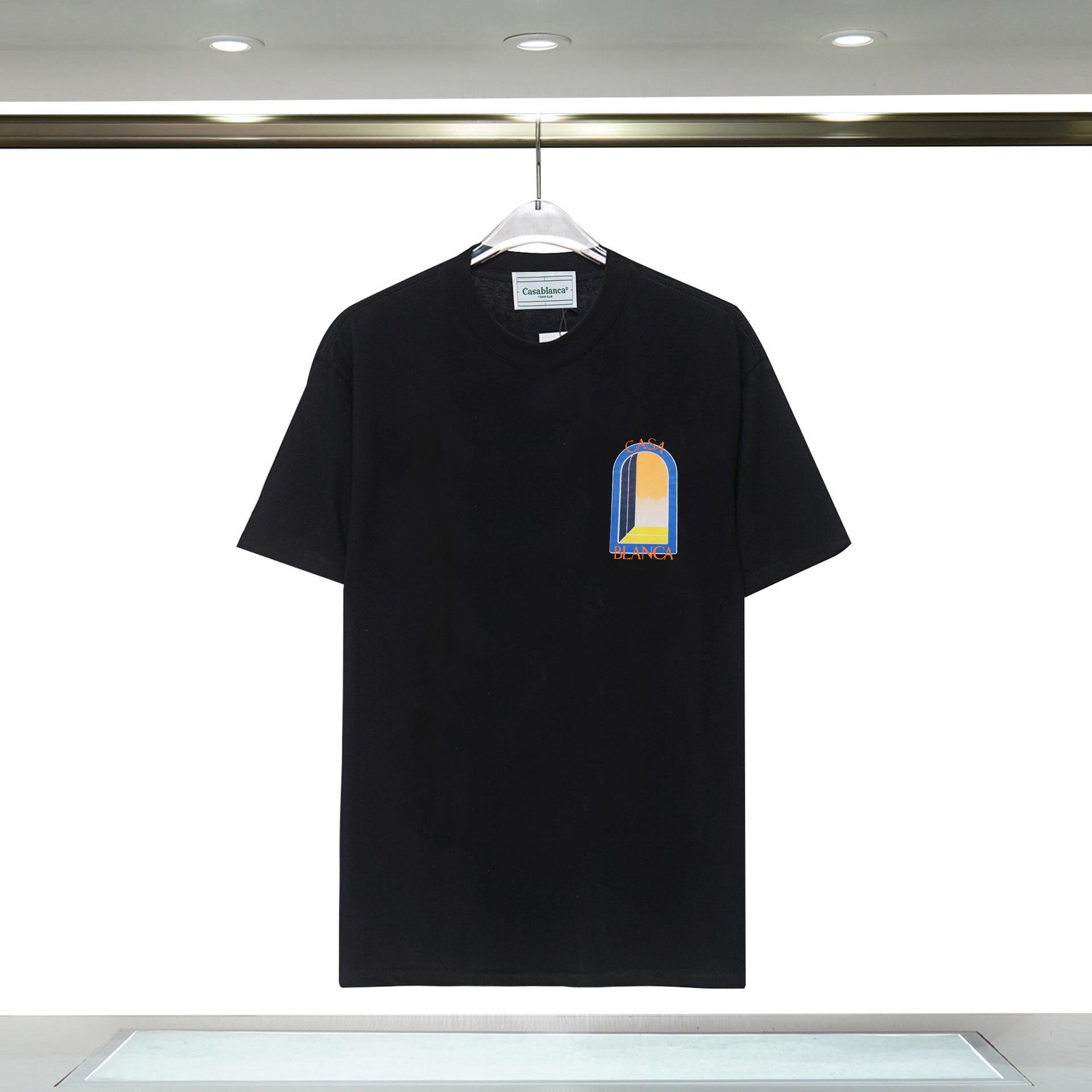 Casablanca Arch Graphic Logo Print Short Sleeve Tee Streetwear Unisex