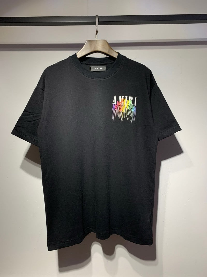 Amiri Multi‑Print Peace Dove Graffiti Oversized Tee Streetwear
