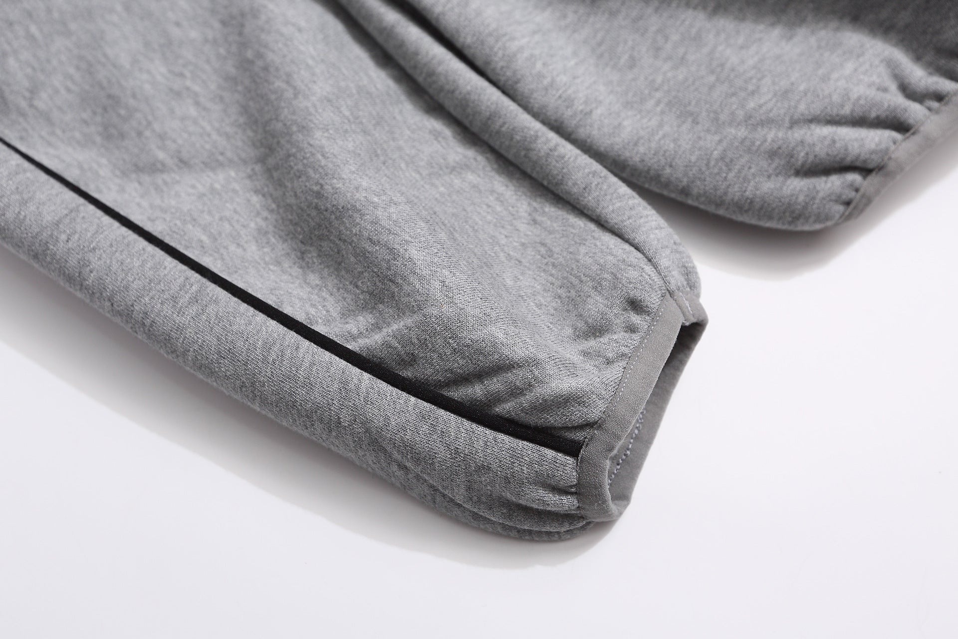 Fear Of God Stripe Small Letter Embroidery Fleece Zip Up Jacket Unisex