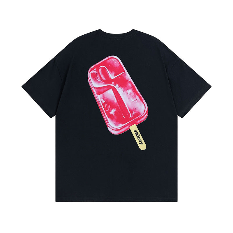Stussy Dice 8 Ball Logo Print Oversized Tee Multi‑Style