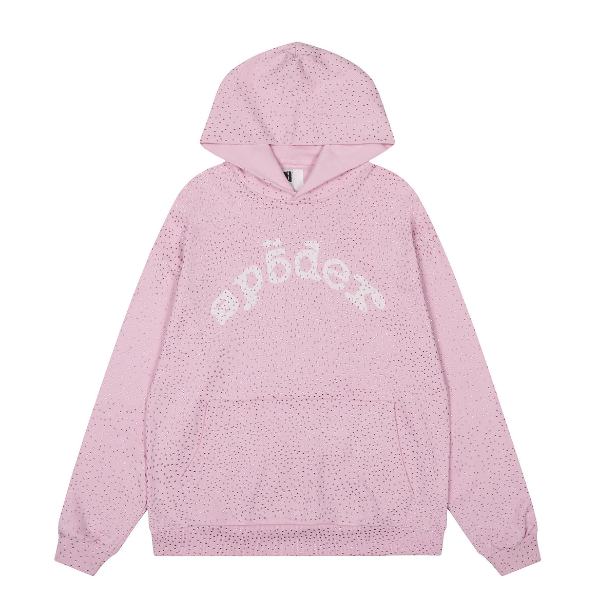 Sp5der VVS Full Rhinestone Hoodie & Sweatpants Tracksuit Set