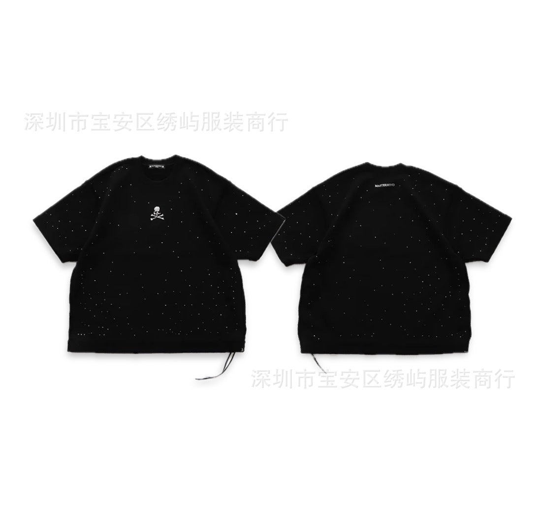 Mastermind Japan Skull Print Crew Neck Short Sleeve T Shirt Unisex