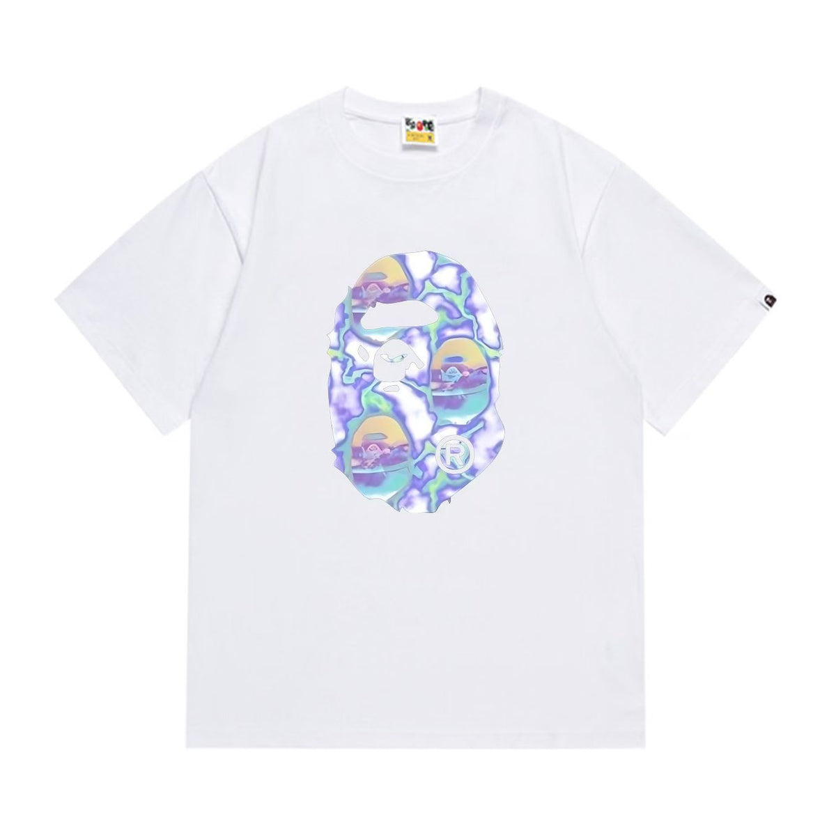 BAPE Ape Head Graphic Print Loose Unisex Streetwear T-Shirt