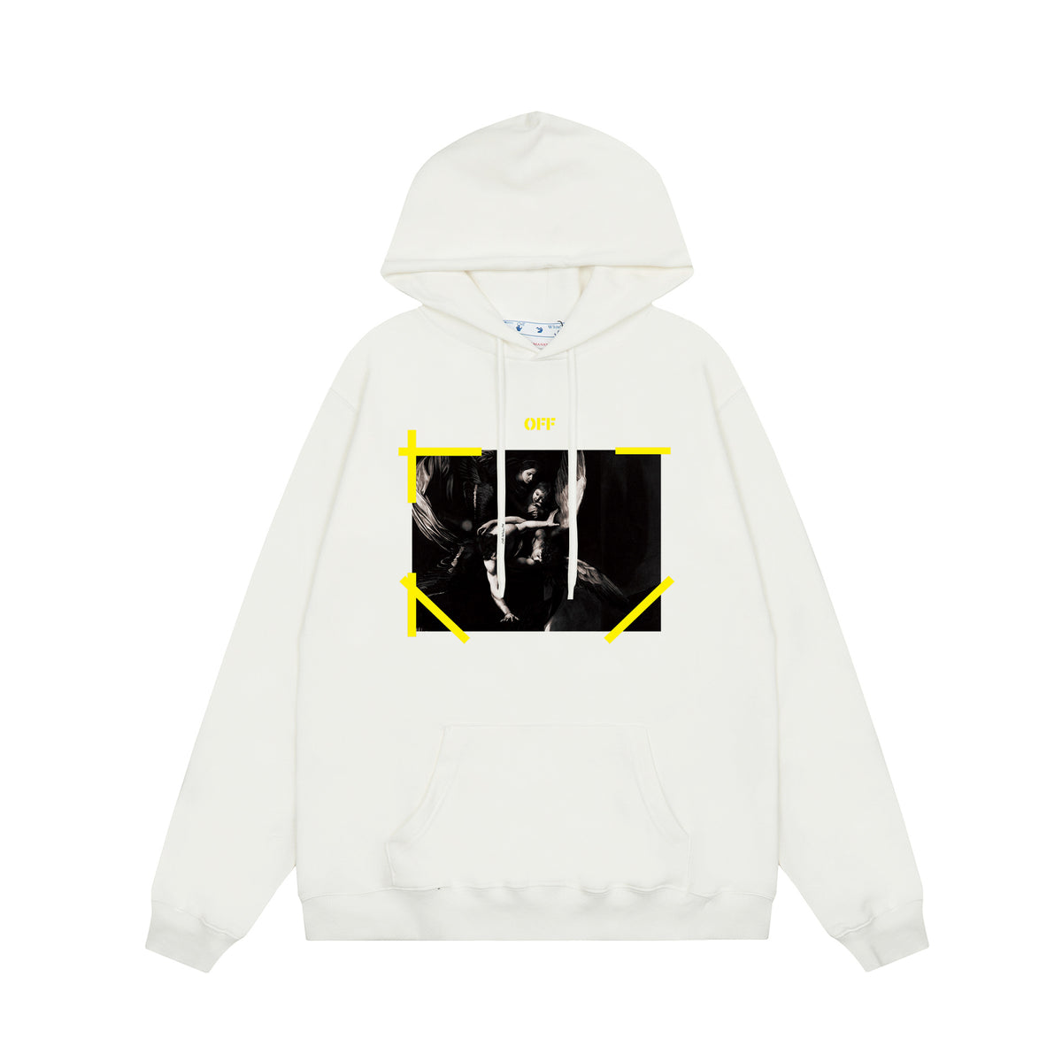 Off‑White Multi‑Arrow Abstract Graphic Oversized Hoodie Streetwear