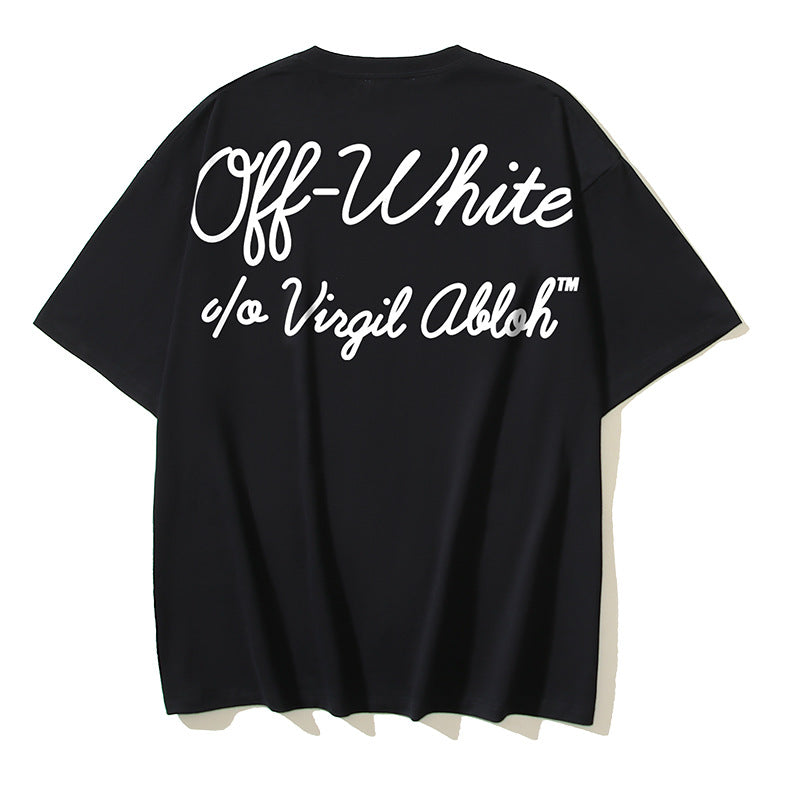 Off‑White Multi‑Sketch Arrow Graphic Oversized Tee Streetwear Unisex